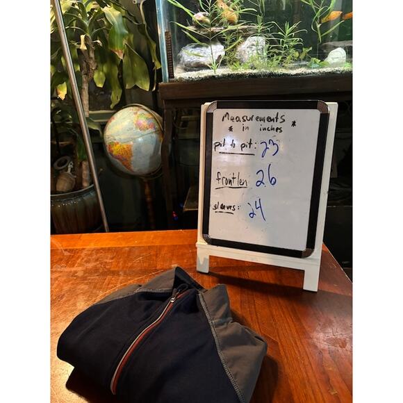 L. L. Bean Merino Wool Performance 1/4 zip Mid-weight Base Layer Blue Men's Med - Picture 7 of 7